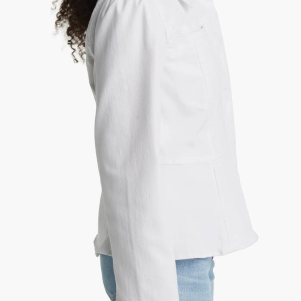 Wit & Wisdom Fit and Flare Trucker Denim Collar Jacket - Picture 4 of 5
